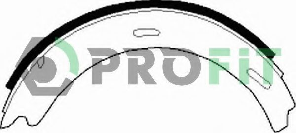 PROFIT 5001-0196 Тормозные колодоки для MERCEDES-BENZ E-CLASS (Мэрcэдэс-бэнз Е класс) PROFIT 5001-0196 Тормозные колодоки для MERCEDES-BENZ E-CLASS (Мэрcэдэс-бэнз Е класс)