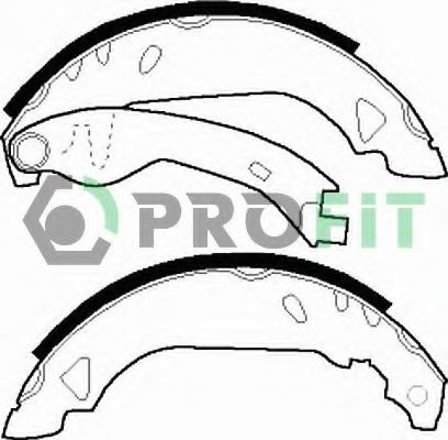PROFIT 5001-0263 Тормозные колодоки 