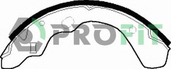 PROFIT 5001-0315 Тормозные колодоки для MAZDA (Мазда) PROFIT 5001-0315 Тормозные колодоки для MAZDA (Мазда)