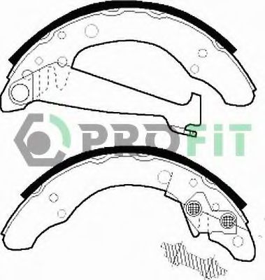 PROFIT 5001-0408 Тормозные колодоки для AUDI 90 (Ауди 90) PROFIT 5001-0408 Тормозные колодоки для AUDI 90 (Ауди 90)