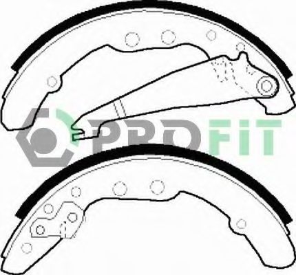PROFIT 5001-0409 Тормозные колодоки для AUDI 90 (Ауди 90) PROFIT 5001-0409 Тормозные колодоки для AUDI 90 (Ауди 90)