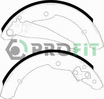 PROFIT 5001-0549 Тормозные колодоки для VOLKSWAGEN CADDY III (Фольксваген Кадди 3) PROFIT 5001-0549 Тормозные колодоки для VOLKSWAGEN CADDY III (Фольксваген Кадди 3)