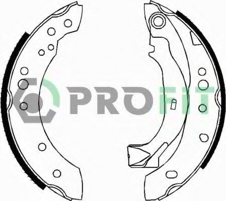 PROFIT 5001-0626 Тормозные колодоки для CITROëN (Cитроëн) PROFIT 5001-0626 Тормозные колодоки для CITROëN (Cитроëн)