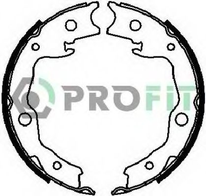 PROFIT 5001-4029 Тормозные колодоки для NISSAN DUALIS (Ниссан Дуалис) PROFIT 5001-4029 Тормозные колодоки для NISSAN DUALIS (Ниссан Дуалис)