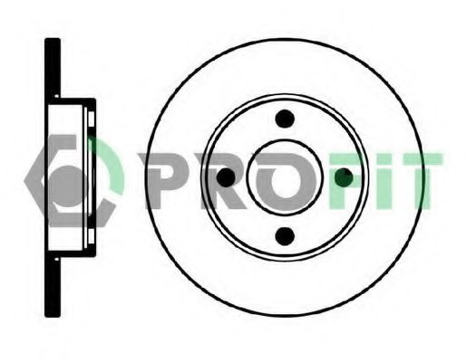 PROFIT 5010-0048 Тормозной диск для AUDI 100 (Ауди 100) PROFIT 5010-0048 Тормозной диск для AUDI 100 (Ауди 100)