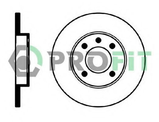 PROFIT 5010-0103 Тормозной диск для AUDI 80 (Ауди 80) PROFIT 5010-0103 Тормозной диск для AUDI 80 (Ауди 80)