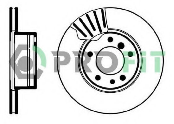 PROFIT 5010-0211 Тормозной диск для BMW 7 (Бмв 7) PROFIT 5010-0211 Тормозной диск для BMW 7 (Бмв 7)