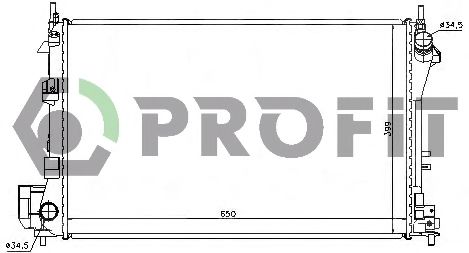 PROFIT PR 5079A4 Радиатор, охлаждение двигателя для OPEL (Опель) PROFIT PR 5079A4 Радиатор, охлаждение двигателя для OPEL (Опель)