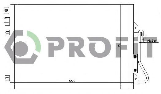 PROFIT PR 1914C1 Конденсатор, кондиционер для RENAULT SYMBOL I (Рено Съмбол и) PROFIT PR 1914C1 Конденсатор, кондиционер для RENAULT SYMBOL I (Рено Съмбол и)