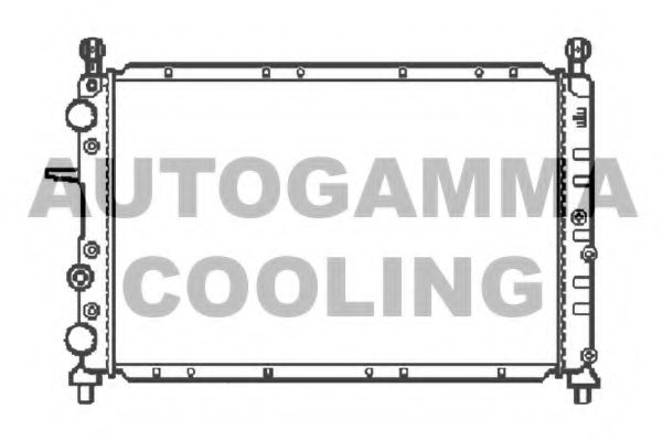 AUTOGAMMA 100017 Радиатор, охлаждение двигателя для FIAT TEMPRA (Фиат Тэмпра) AUTOGAMMA 100017 Радиатор, охлаждение двигателя для FIAT TEMPRA (Фиат Тэмпра)