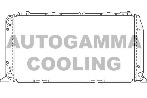 AUTOGAMMA 100041 Радиатор, охлаждение двигателя для AUDI 80 (Ауди 80) AUTOGAMMA 100041 Радиатор, охлаждение двигателя для AUDI 80 (Ауди 80)