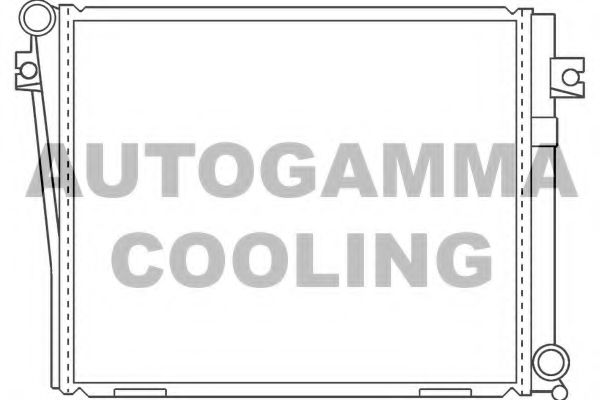 AUTOGAMMA 100120 Радиатор, охлаждение двигателя для BMW 5 (Бмв 5) AUTOGAMMA 100120 Радиатор, охлаждение двигателя для BMW 5 (Бмв 5)