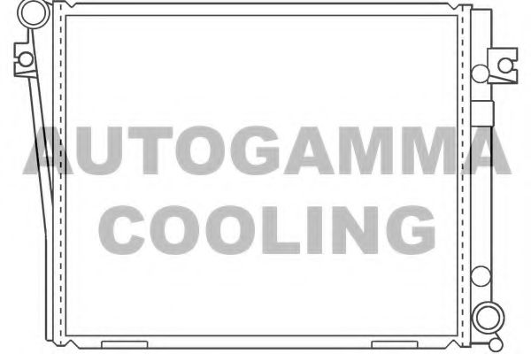 AUTOGAMMA 100121 Радиатор, охлаждение двигателя для BMW 5 (Бмв 5) AUTOGAMMA 100121 Радиатор, охлаждение двигателя для BMW 5 (Бмв 5)