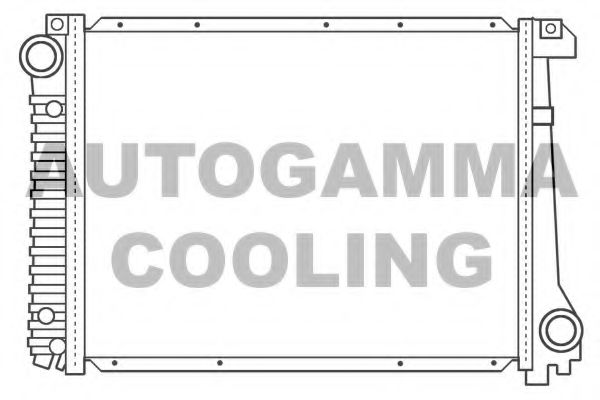 AUTOGAMMA 100130 Радиатор, охлаждение двигателя для BMW 5 (Бмв 5) AUTOGAMMA 100130 Радиатор, охлаждение двигателя для BMW 5 (Бмв 5)