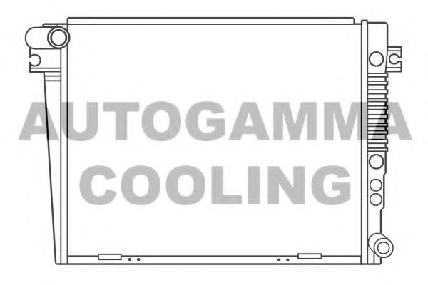 AUTOGAMMA 100135 Радиатор, охлаждение двигателя для BMW 7 (Бмв 7) AUTOGAMMA 100135 Радиатор, охлаждение двигателя для BMW 7 (Бмв 7)