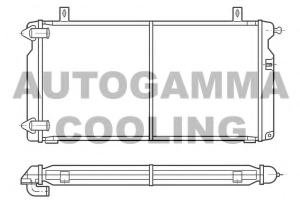 AUTOGAMMA 100183 Радиатор, охлаждение двигателя для CITROëN (Cитроëн) AUTOGAMMA 100183 Радиатор, охлаждение двигателя для CITROëN (Cитроëн)