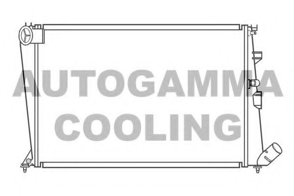 AUTOGAMMA 100201 Радиатор, охлаждение двигателя для CITROëN (Cитроëн) AUTOGAMMA 100201 Радиатор, охлаждение двигателя для CITROëN (Cитроëн)