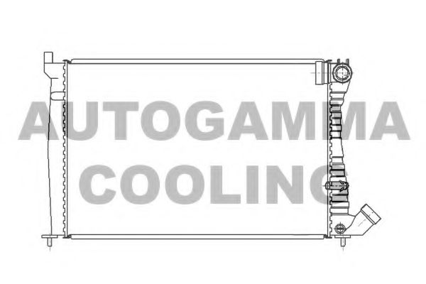 AUTOGAMMA 100205 Радиатор, охлаждение двигателя для CITROëN (Cитроëн) AUTOGAMMA 100205 Радиатор, охлаждение двигателя для CITROëN (Cитроëн)