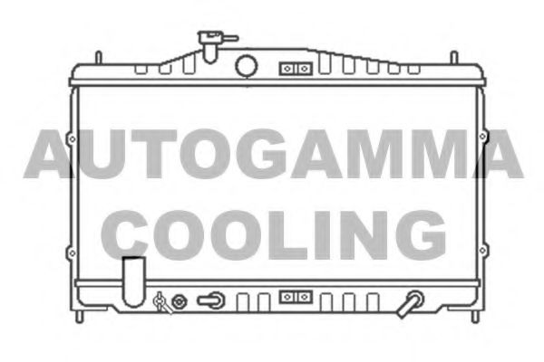 AUTOGAMMA 100427 Радиатор, охлаждение двигателя для HONDA (Хонда) AUTOGAMMA 100427 Радиатор, охлаждение двигателя для HONDA (Хонда)