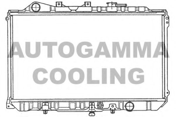 AUTOGAMMA 100497 Радиатор, охлаждение двигателя для MAZDA 626 II (Мазда 626 2) AUTOGAMMA 100497 Радиатор, охлаждение двигателя для MAZDA 626 II (Мазда 626 2)