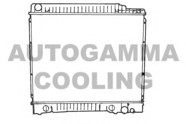 AUTOGAMMA 100537 Радиатор, охлаждение двигателя 