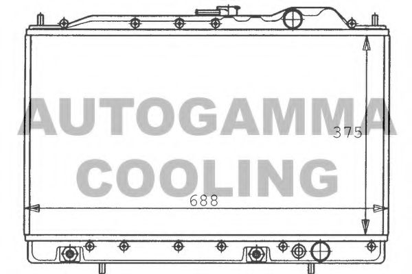AUTOGAMMA 100586 Радиатор, охлаждение двигателя для MITSUBISHI ETERNA IV (Митсубиши/митсубиси Этэрна иv) AUTOGAMMA 100586 Радиатор, охлаждение двигателя для MITSUBISHI ETERNA IV (Митсубиши/митсубиси Этэрна иv)