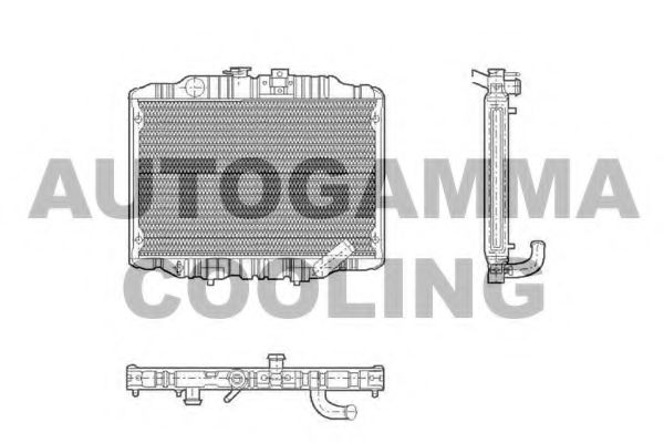 AUTOGAMMA 100590 Радиатор, охлаждение двигателя для MITSUBISHI L 300 STARWAGON (Митсубиши/митсубиси Л 300 старвагон) AUTOGAMMA 100590 Радиатор, охлаждение двигателя для MITSUBISHI L 300 STARWAGON (Митсубиши/митсубиси Л 300 старвагон)