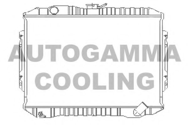AUTOGAMMA 100593 Радиатор, охлаждение двигателя для MITSUBISHI MONTERO (Митсубиши/митсубиси Монтэро) AUTOGAMMA 100593 Радиатор, охлаждение двигателя для MITSUBISHI MONTERO (Митсубиши/митсубиси Монтэро)