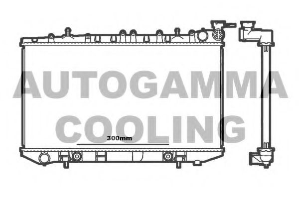 AUTOGAMMA 100632 Радиатор, охлаждение двигателя для NISSAN PRIMERA (Ниссан Примера) AUTOGAMMA 100632 Радиатор, охлаждение двигателя для NISSAN PRIMERA (Ниссан Примера)