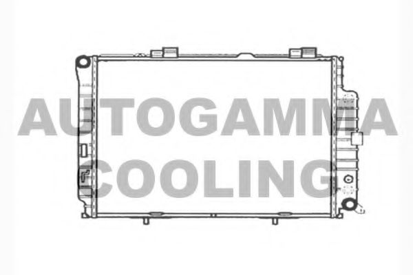 AUTOGAMMA 101382 Радиатор, охлаждение двигателя 