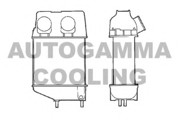 AUTOGAMMA 101475 Интеркулер для RENAULT ENCORE (Рено Энcорэ) AUTOGAMMA 101475 Интеркулер для RENAULT ENCORE (Рено Энcорэ)