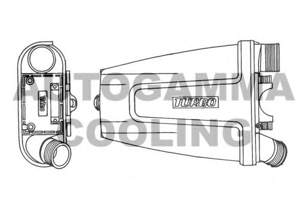 AUTOGAMMA 101485 Интеркулер для CITROëN (Cитроëн) AUTOGAMMA 101485 Интеркулер для CITROëN (Cитроëн)