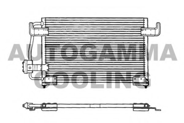 AUTOGAMMA 101580 Конденсатор, кондиционер для CITROëN (Cитроëн) AUTOGAMMA 101580 Конденсатор, кондиционер для CITROëN (Cитроëн)