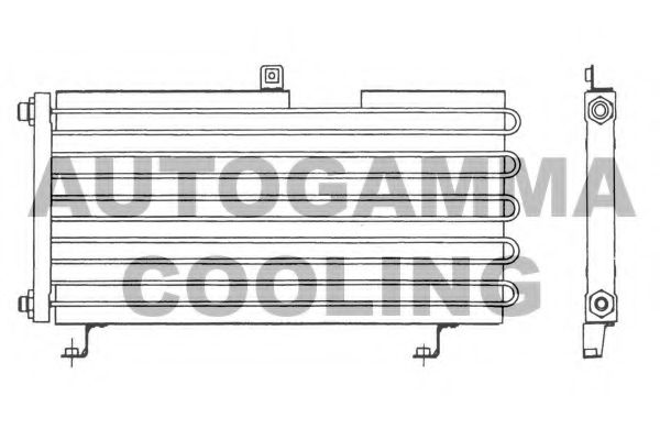 AUTOGAMMA 101585 Конденсатор, кондиционер для PEUGEOT (Пежо) AUTOGAMMA 101585 Конденсатор, кондиционер для PEUGEOT (Пежо)