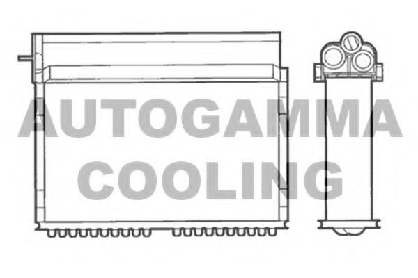 AUTOGAMMA 101624 Теплообменник, отопление салона для BMW 7 (Бмв 7) AUTOGAMMA 101624 Теплообменник, отопление салона для BMW 7 (Бмв 7)