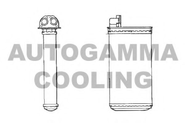 AUTOGAMMA 101629 Теплообменник, отопление салона для PEUGEOT 205 II (Пежо 205 2) AUTOGAMMA 101629 Теплообменник, отопление салона для PEUGEOT 205 II (Пежо 205 2)