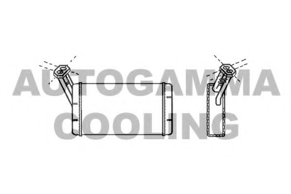 AUTOGAMMA 101678 Теплообменник, отопление салона для CITROëN (Cитроëн) AUTOGAMMA 101678 Теплообменник, отопление салона для CITROëN (Cитроëн)