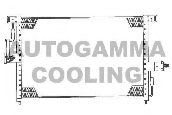 AUTOGAMMA 101711 Конденсатор, кондиционер для OPEL OMEGA A (Опель Омэга а) AUTOGAMMA 101711 Конденсатор, кондиционер для OPEL OMEGA A (Опель Омэга а)