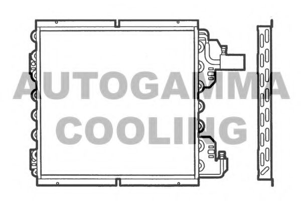 AUTOGAMMA 101790 Конденсатор, кондиционер для RENAULT CLIO I (Рено Cлио и) AUTOGAMMA 101790 Конденсатор, кондиционер для RENAULT CLIO I (Рено Cлио и)