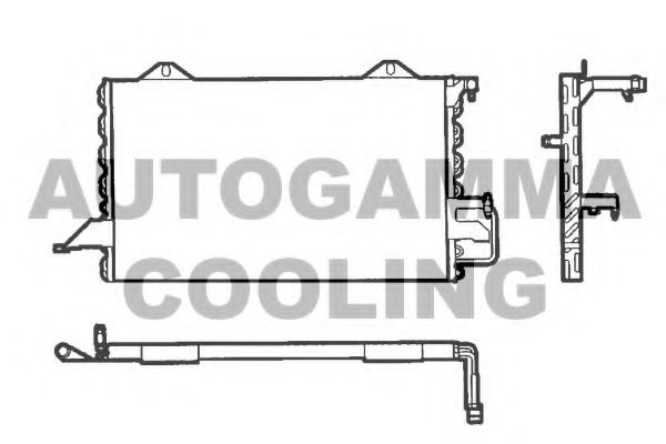 AUTOGAMMA 101831 Конденсатор, кондиционер для AUDI 80 (Ауди 80) AUTOGAMMA 101831 Конденсатор, кондиционер для AUDI 80 (Ауди 80)