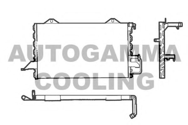 AUTOGAMMA 101832 Конденсатор, кондиционер для AUDI 90 (Ауди 90) AUTOGAMMA 101832 Конденсатор, кондиционер для AUDI 90 (Ауди 90)