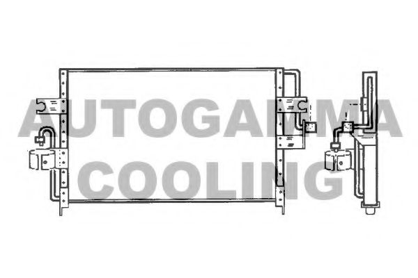 AUTOGAMMA 101835 Конденсатор, кондиционер для NISSAN PRIMERA (Ниссан Примера) AUTOGAMMA 101835 Конденсатор, кондиционер для NISSAN PRIMERA (Ниссан Примера)