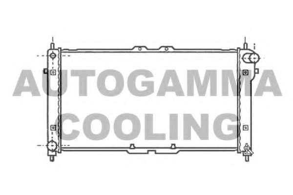 AUTOGAMMA 102140 Радиатор, охлаждение двигателя 