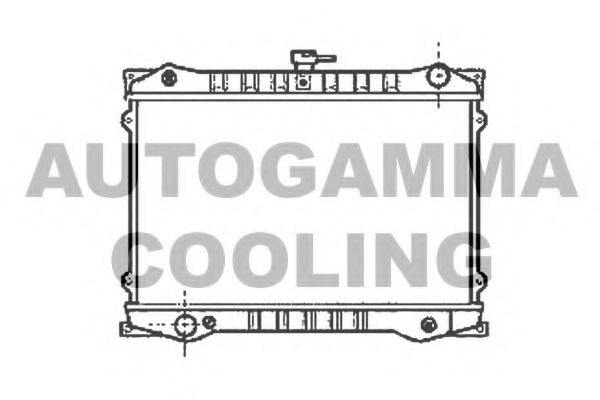 AUTOGAMMA 102183 Радиатор, охлаждение двигателя для NISSAN (Ниссан) AUTOGAMMA 102183 Радиатор, охлаждение двигателя для NISSAN (Ниссан)
