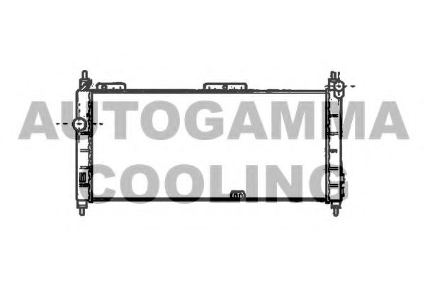 AUTOGAMMA 102222 Радиатор, охлаждение двигателя 