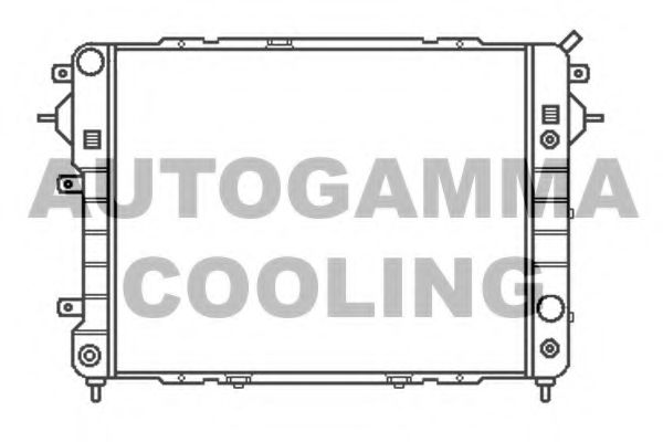 AUTOGAMMA 102239 Радиатор, охлаждение двигателя для OPEL (Опель) AUTOGAMMA 102239 Радиатор, охлаждение двигателя для OPEL (Опель)