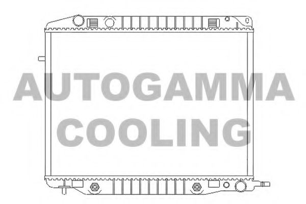 AUTOGAMMA 102246 Радиатор, охлаждение двигателя 