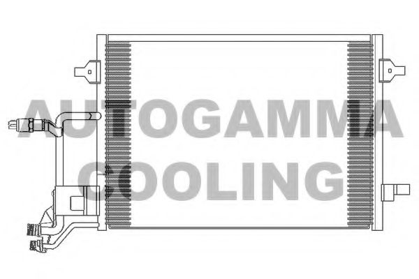 AUTOGAMMA 102420 Конденсатор, кондиционер для AUDI (Ауди) AUTOGAMMA 102420 Конденсатор, кондиционер для AUDI (Ауди)