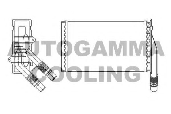 AUTOGAMMA 102460 Теплообменник, отопление салона для RENAULT KANGOO (Рено Кангу) AUTOGAMMA 102460 Теплообменник, отопление салона для RENAULT KANGOO (Рено Кангу)