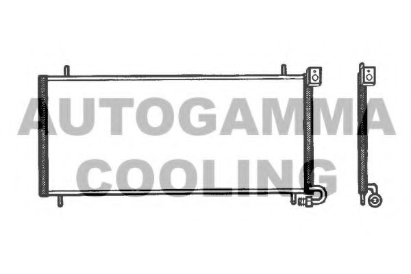 AUTOGAMMA 102766 Конденсатор, кондиционер для ROVER 400 (Ровер 400) AUTOGAMMA 102766 Конденсатор, кондиционер для ROVER 400 (Ровер 400)